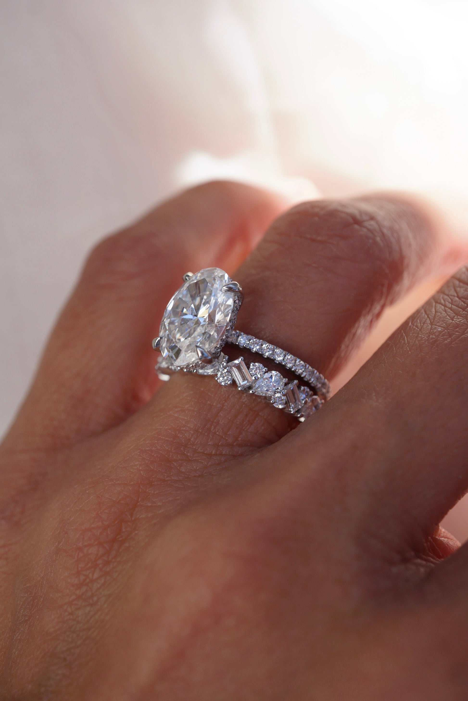 0.37 CT Round Full Eternity Lab Grown Diamond Wedding Band