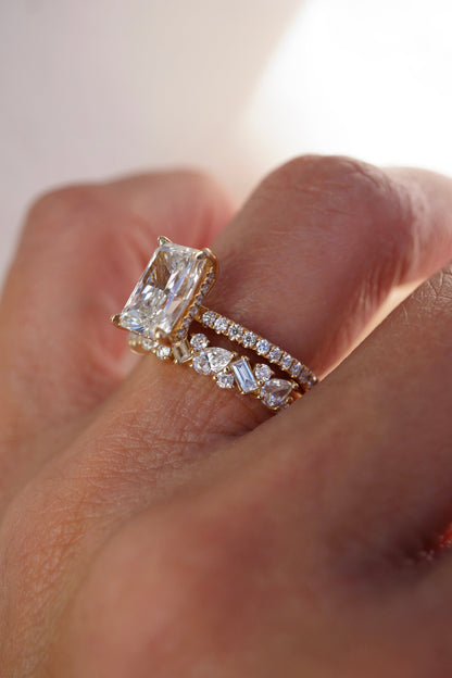 0.37 CT Round Full Eternity Lab Grown Diamond Wedding Band