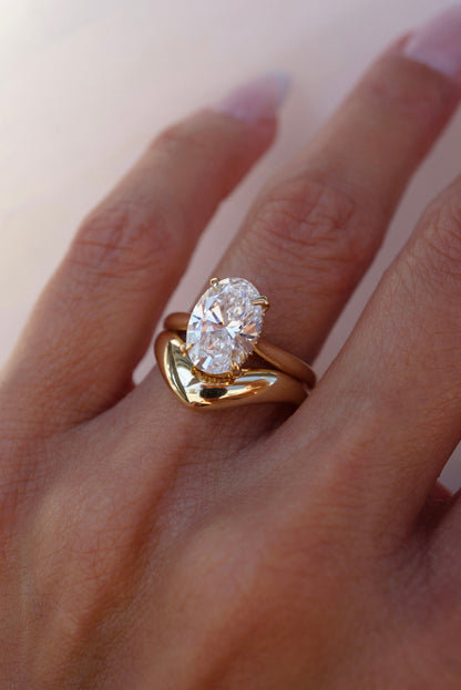 0.37 CT Round Full Eternity Lab Grown Diamond Wedding Band