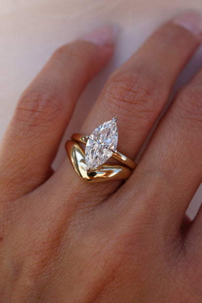 0.37 CT Round Full Eternity Lab Grown Diamond Wedding Band
