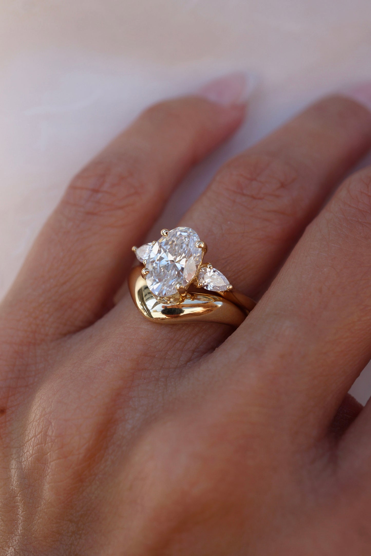0.37 CT Round Full Eternity Lab Grown Diamond Wedding Band