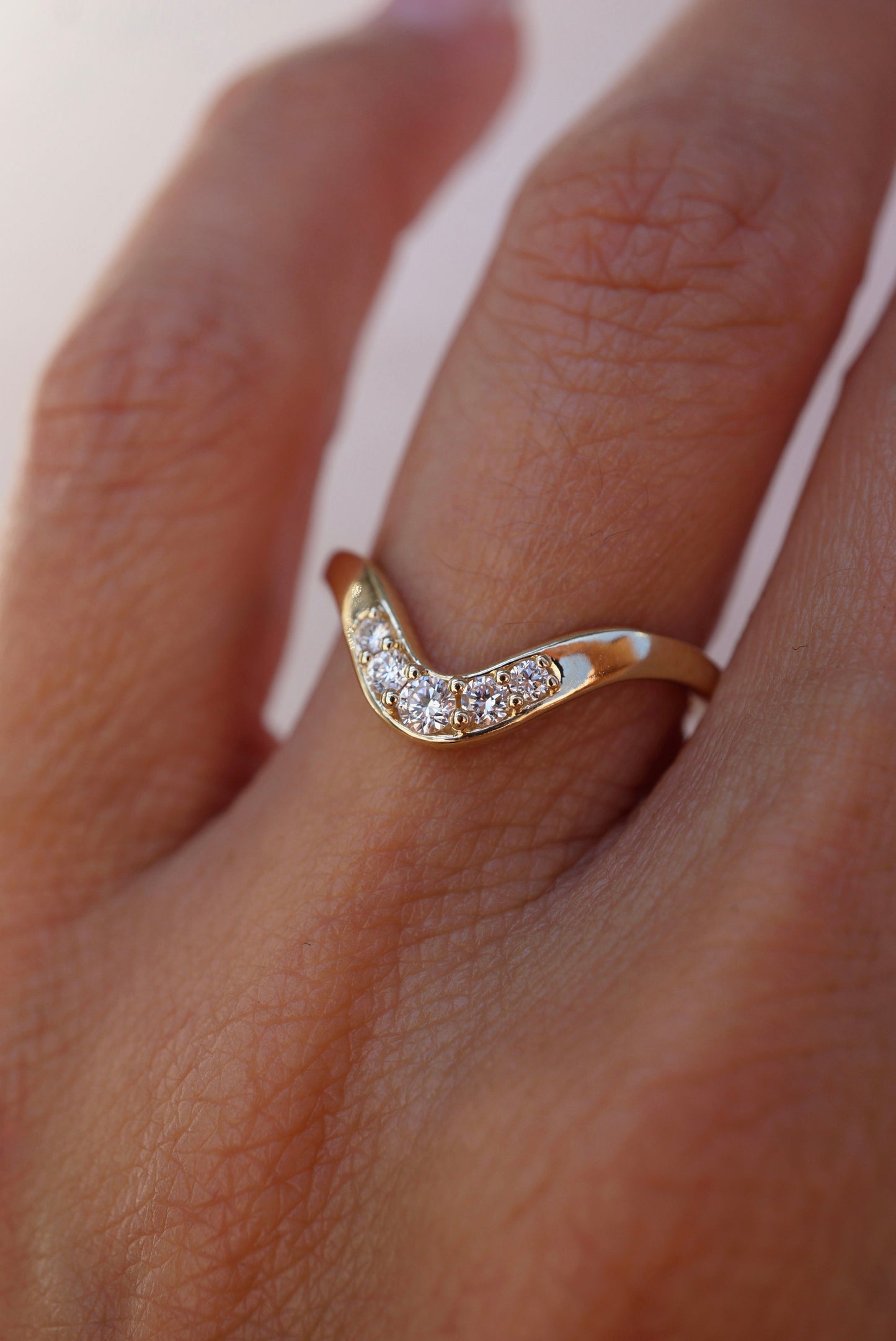 0.37 CT Round Full Eternity Lab Grown Diamond Wedding Band