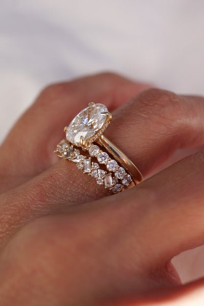 0.37 CT Round Full Eternity Lab Grown Diamond Wedding Band