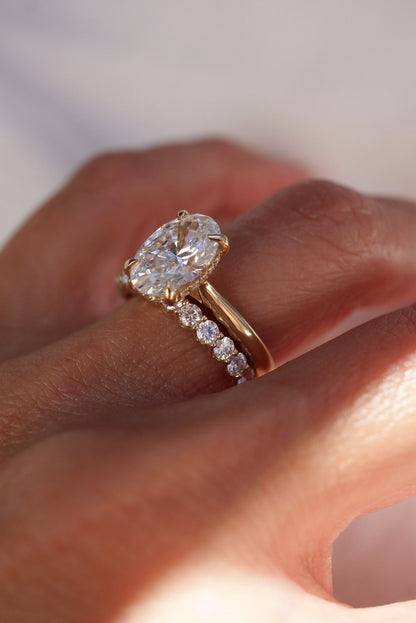 0.37 CT Round Full Eternity Lab Grown Diamond Wedding Band