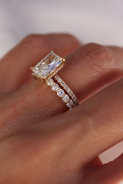 0.37 CT Round Full Eternity Lab Grown Diamond Wedding Band