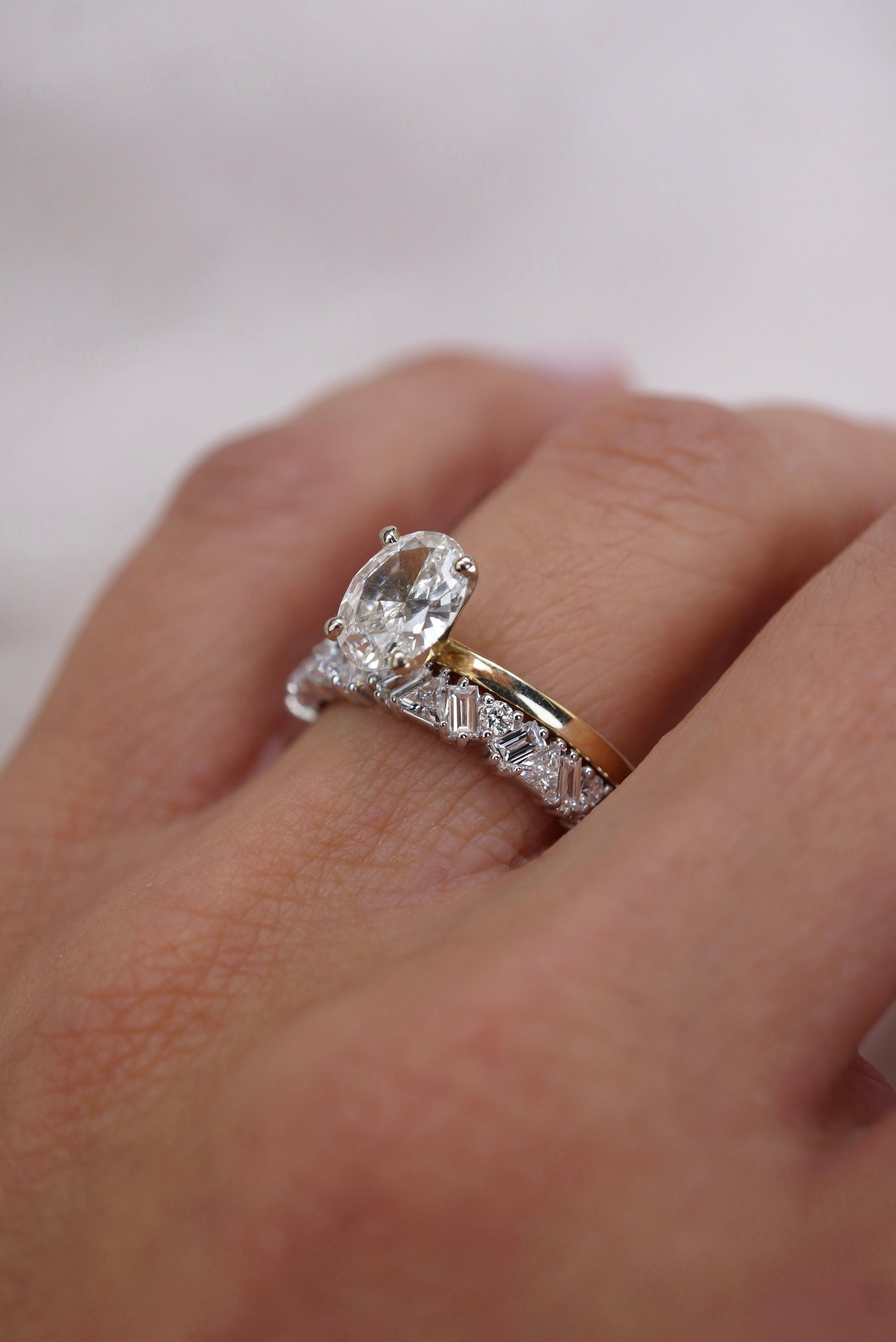 0.37 CT Round Full Eternity Lab Grown Diamond Wedding Band
