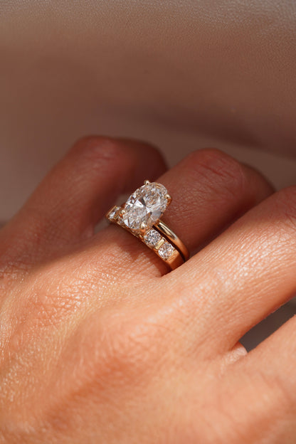 0.37 CT Round Full Eternity Lab Grown Diamond Wedding Band