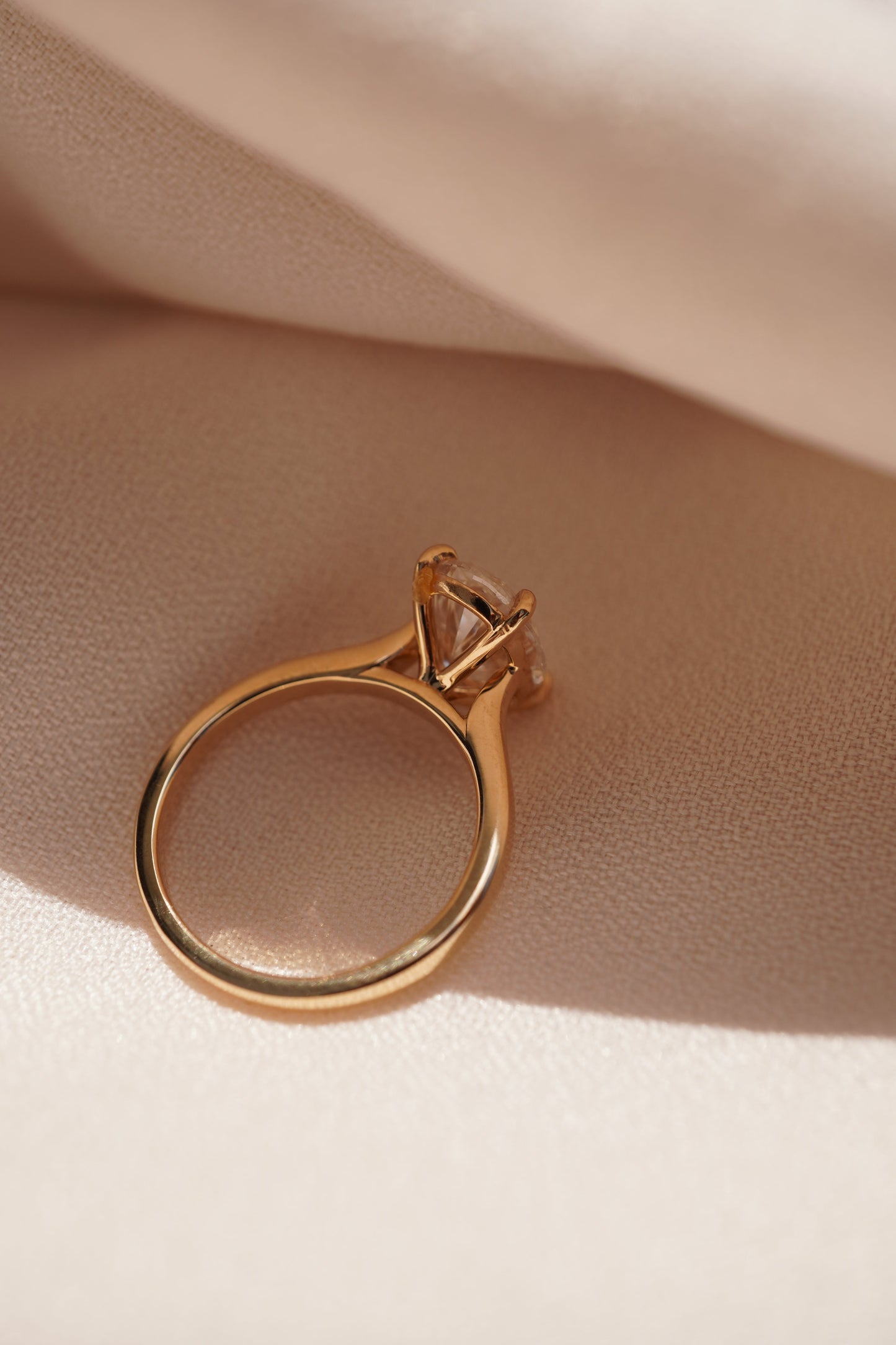 2 CT Round Three Stones Lab Grown Diamond Engagement Ring