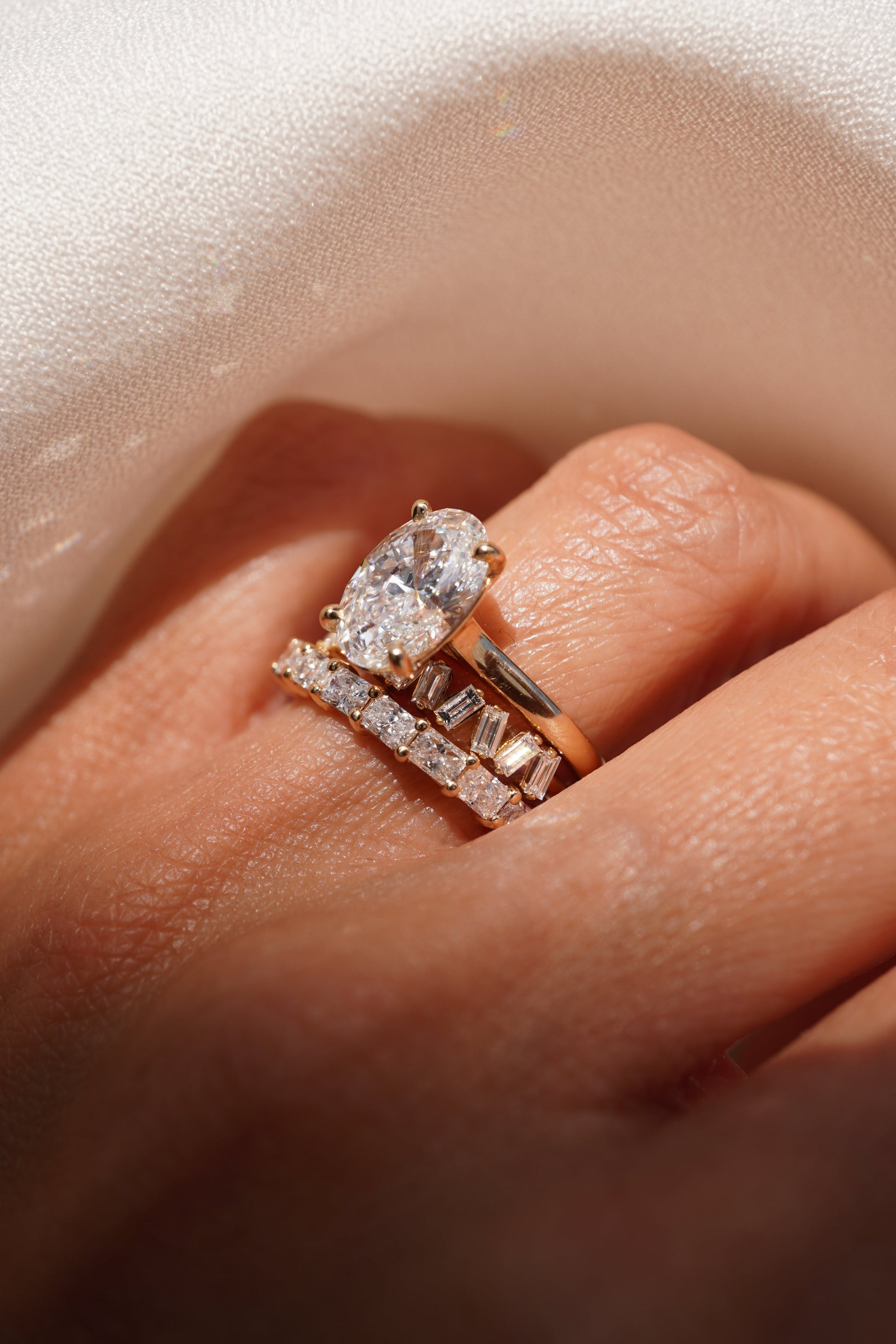 0.37 CT Round Full Eternity Lab Grown Diamond Wedding Band