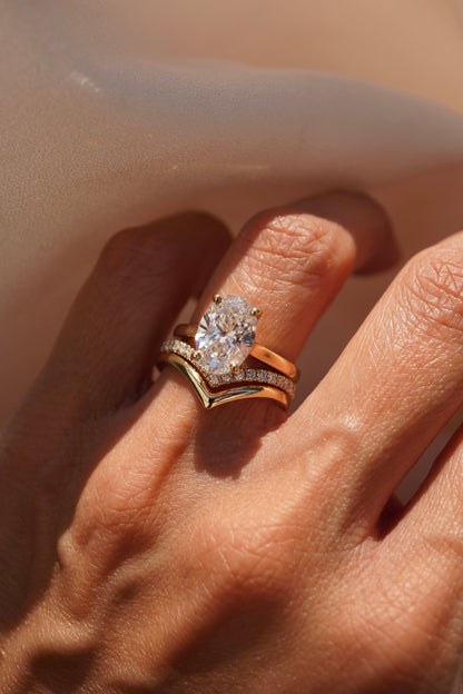 0.37 CT Round Full Eternity Lab Grown Diamond Wedding Band