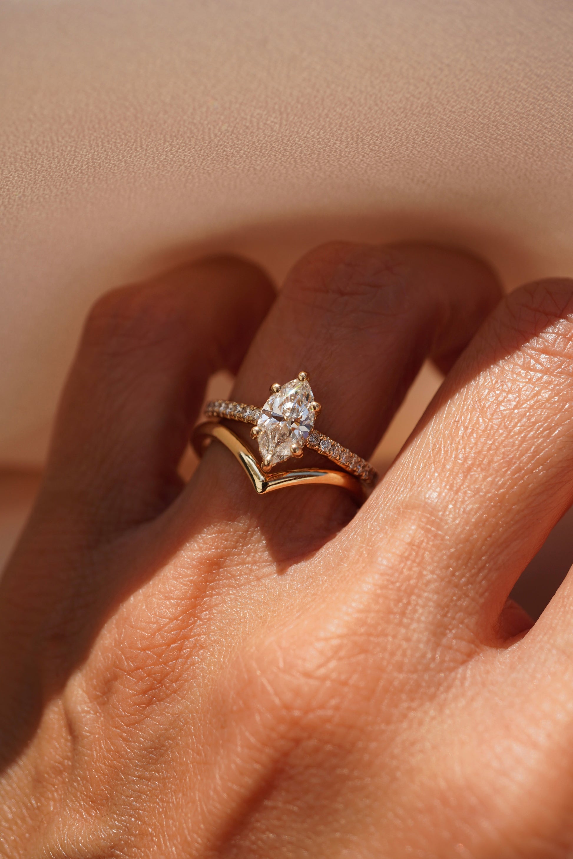 0.37 CT Round Full Eternity Lab Grown Diamond Wedding Band