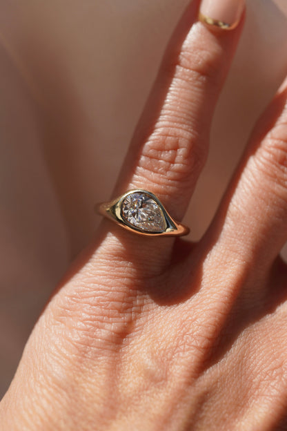 2 CT Round Three Stones Lab Grown Diamond Engagement Ring