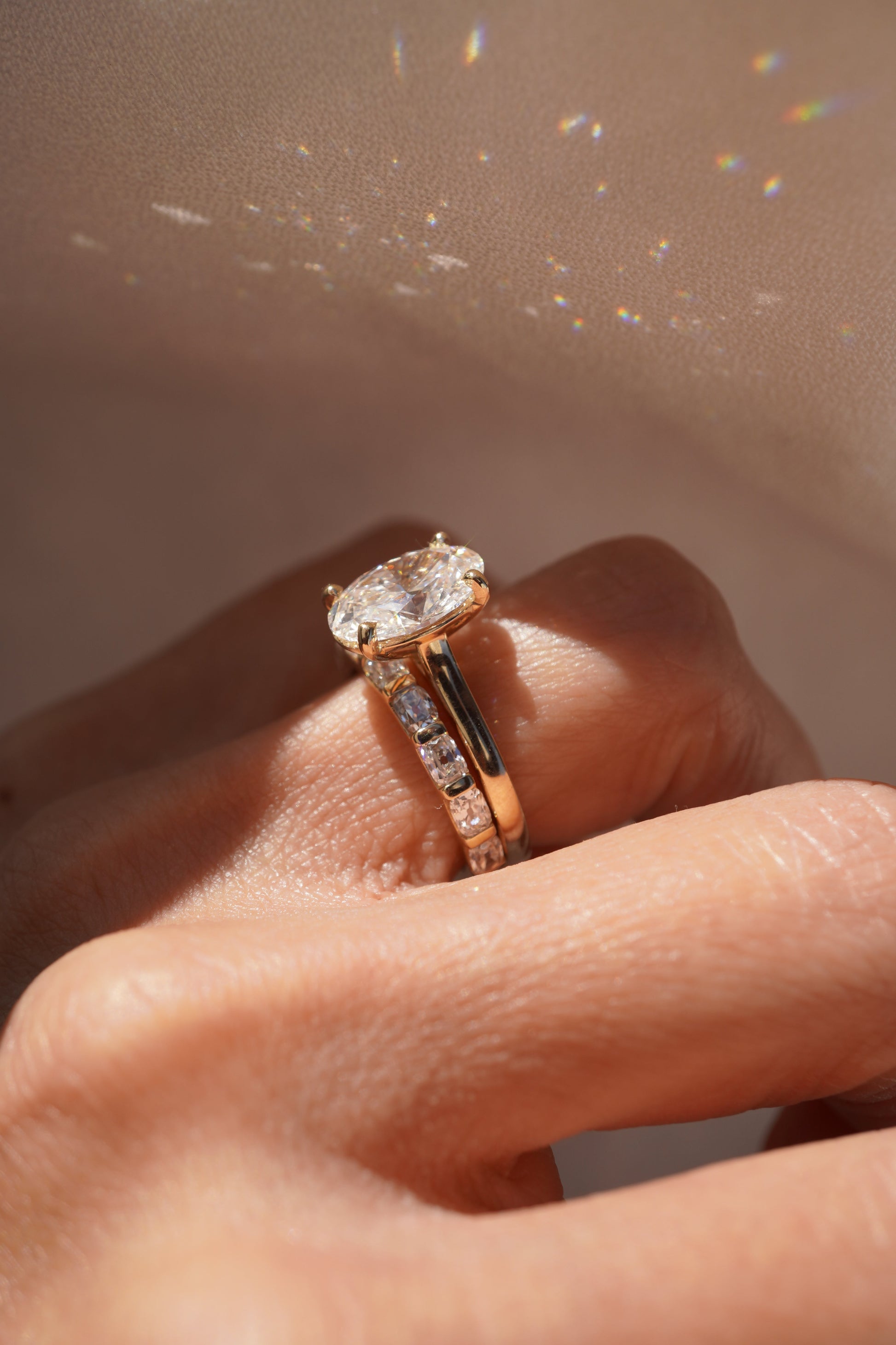 0.37 CT Round Full Eternity Lab Grown Diamond Wedding Band