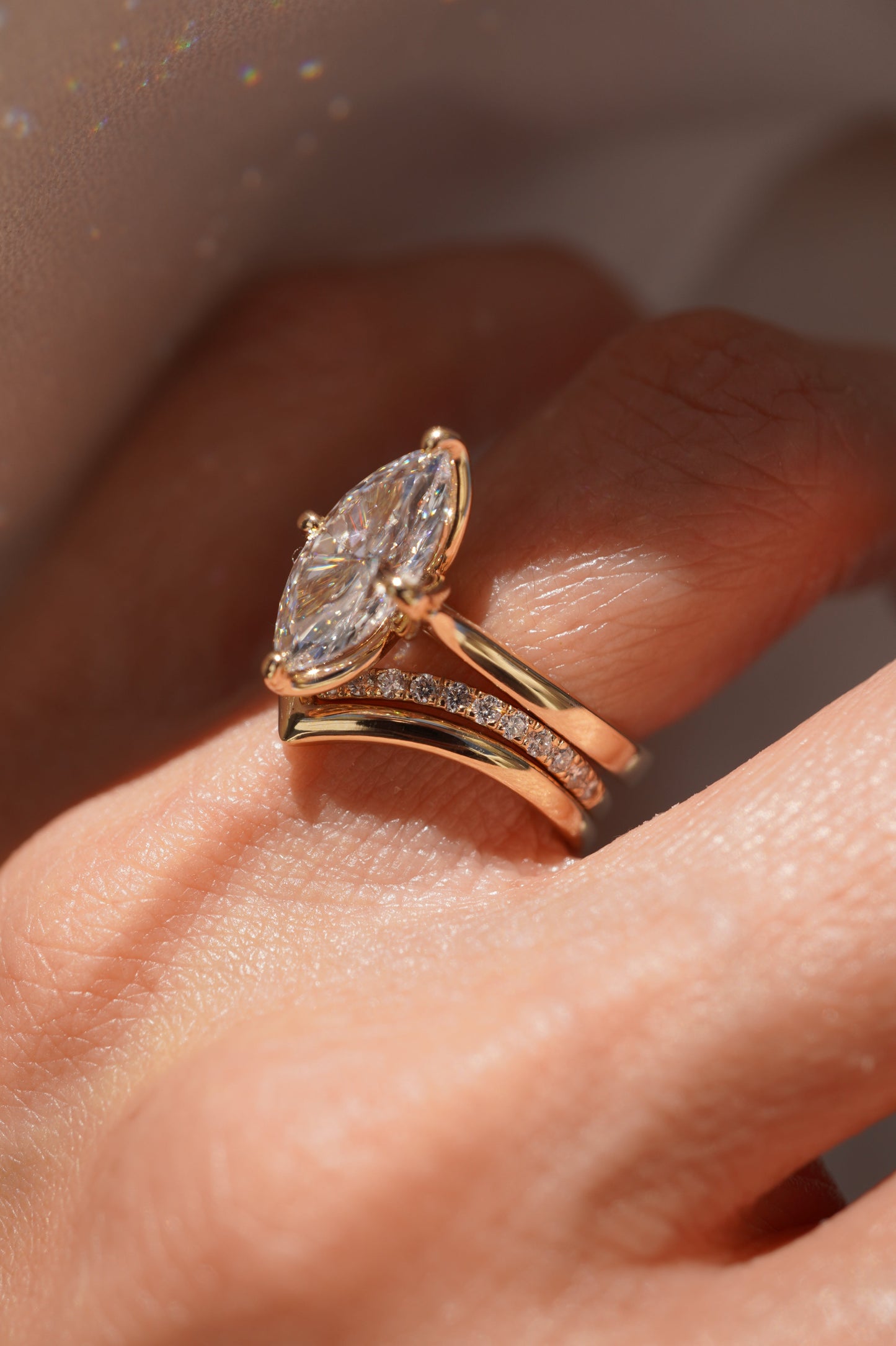 0.37 CT Round Full Eternity Lab Grown Diamond Wedding Band
