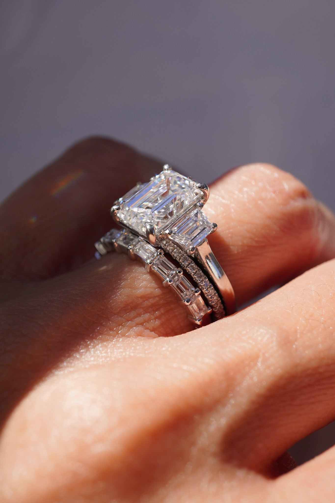 0.37 CT Round Full Eternity Lab Grown Diamond Wedding Band