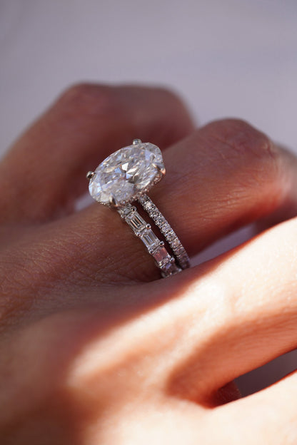 0.37 CT Round Full Eternity Lab Grown Diamond Wedding Band