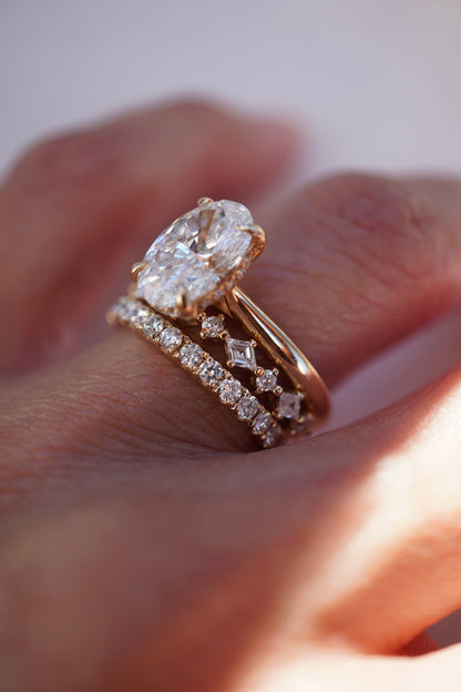 0.37 CT Round Full Eternity Lab Grown Diamond Wedding Band