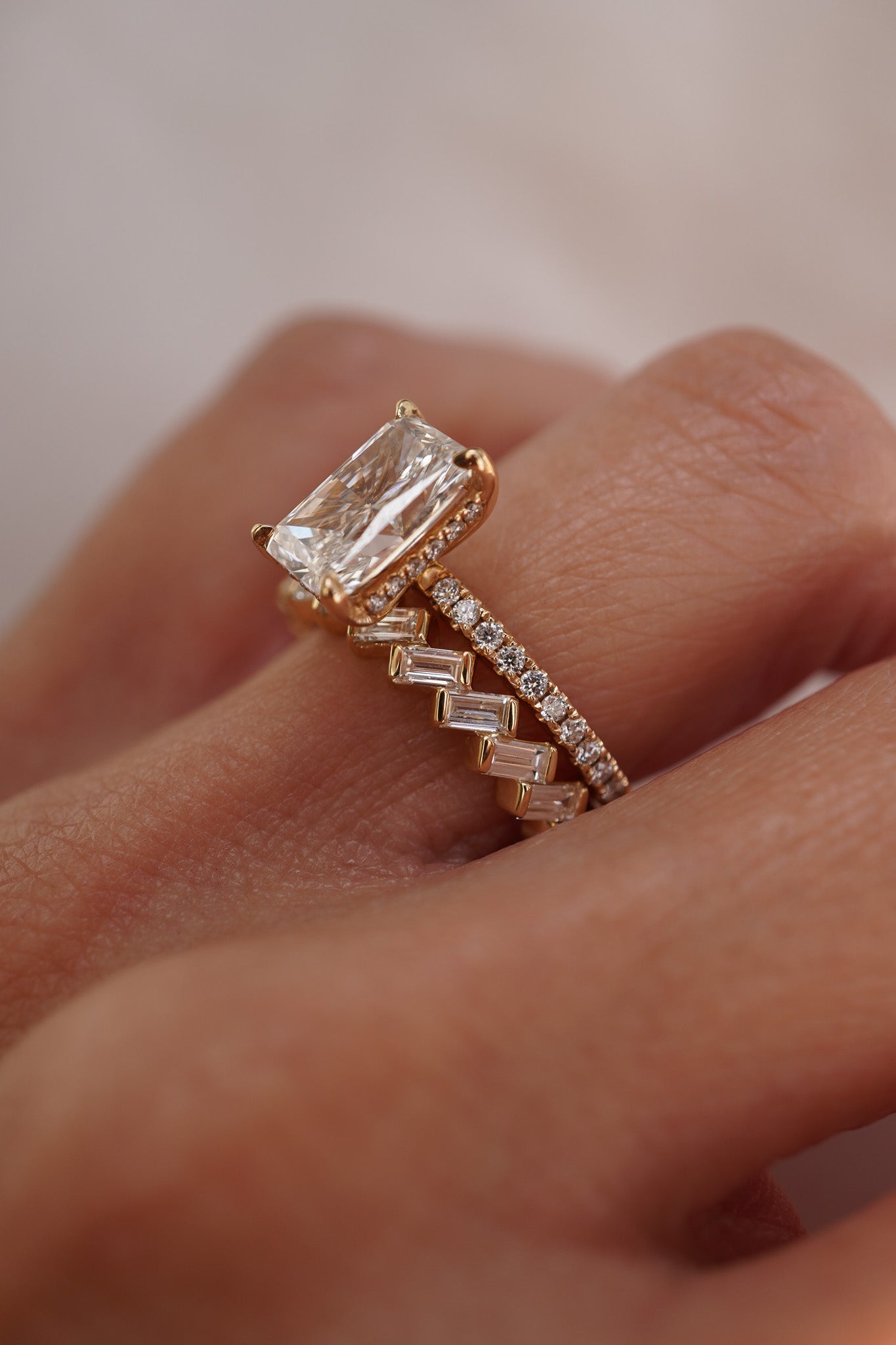 0.37 CT Round Full Eternity Lab Grown Diamond Wedding Band