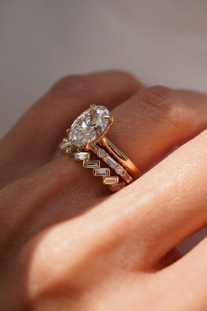 0.37 CT Round Full Eternity Lab Grown Diamond Wedding Band