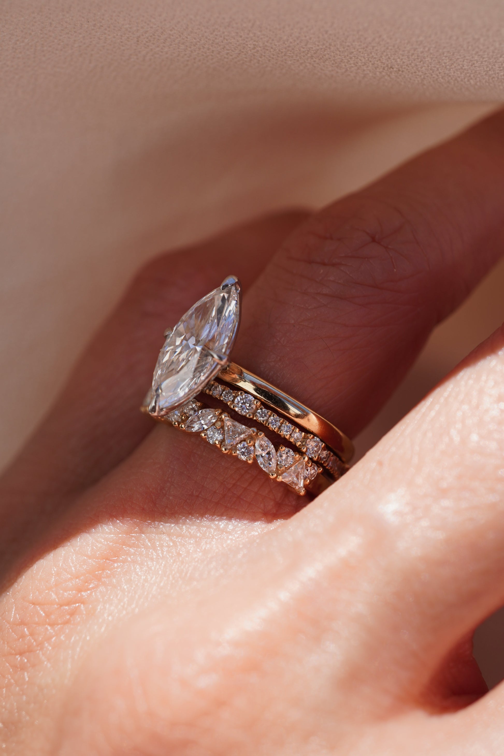 0.37 CT Round Full Eternity Lab Grown Diamond Wedding Band