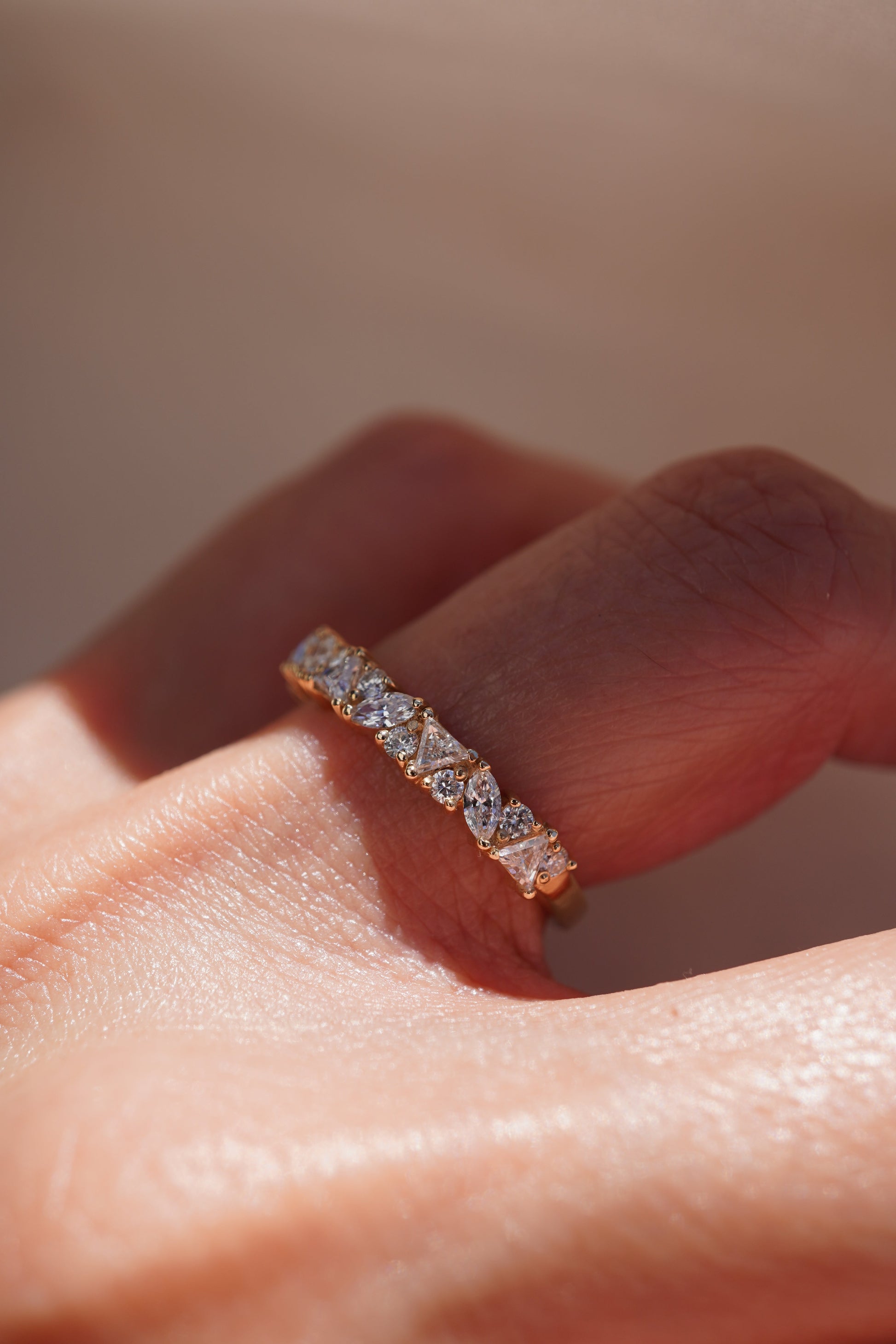 0.37 CT Round Full Eternity Lab Grown Diamond Wedding Band