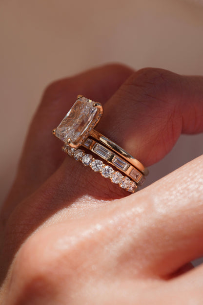 0.37 CT Round Full Eternity Lab Grown Diamond Wedding Band