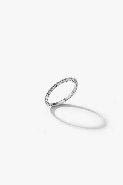 0.37 CT Round Full Eternity Lab Grown Diamond Wedding Band