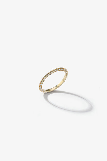 0.37 CT Round Full Eternity Lab Grown Diamond Wedding Band