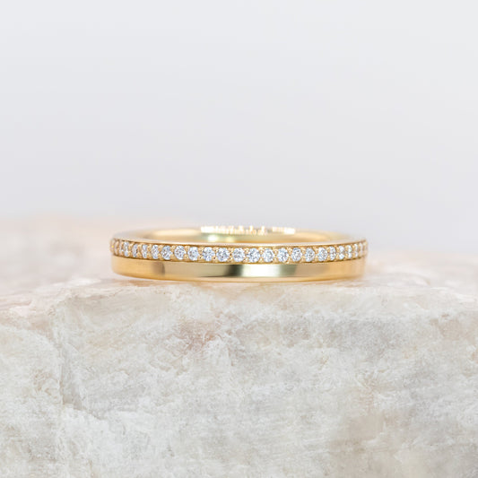 0.37 CT Round Full Eternity Lab Grown Diamond Wedding Band