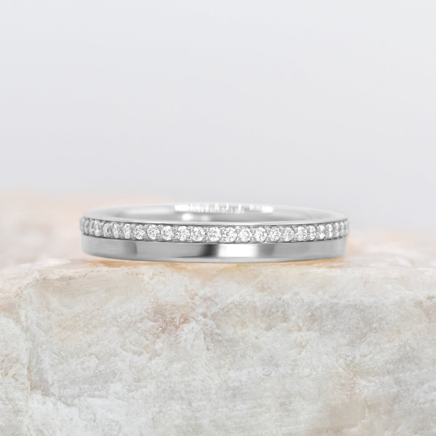 0.37 CT Round Full Eternity Lab Grown Diamond Wedding Band
