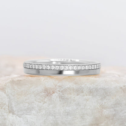 0.37 CT Round Full Eternity Lab Grown Diamond Wedding Band