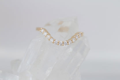0.37 CT Round Full Eternity Lab Grown Diamond Wedding Band