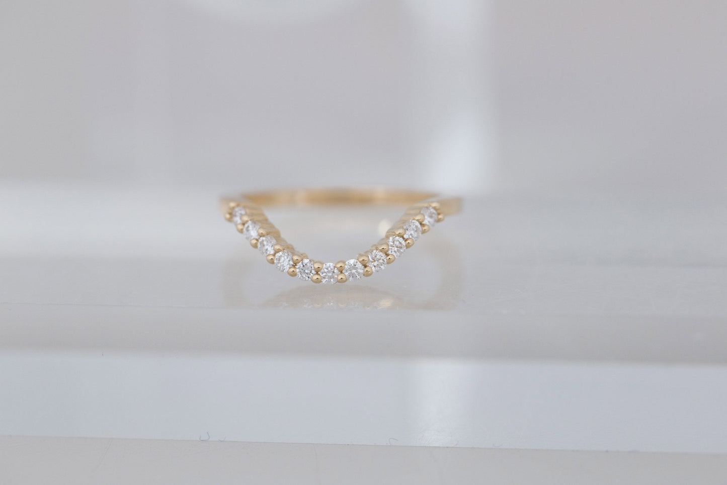 0.37 CT Round Full Eternity Lab Grown Diamond Wedding Band
