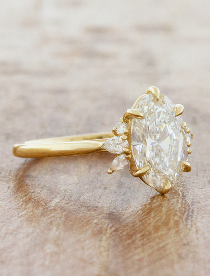 2 CT Round Three Stones Lab Grown Diamond Engagement Ring