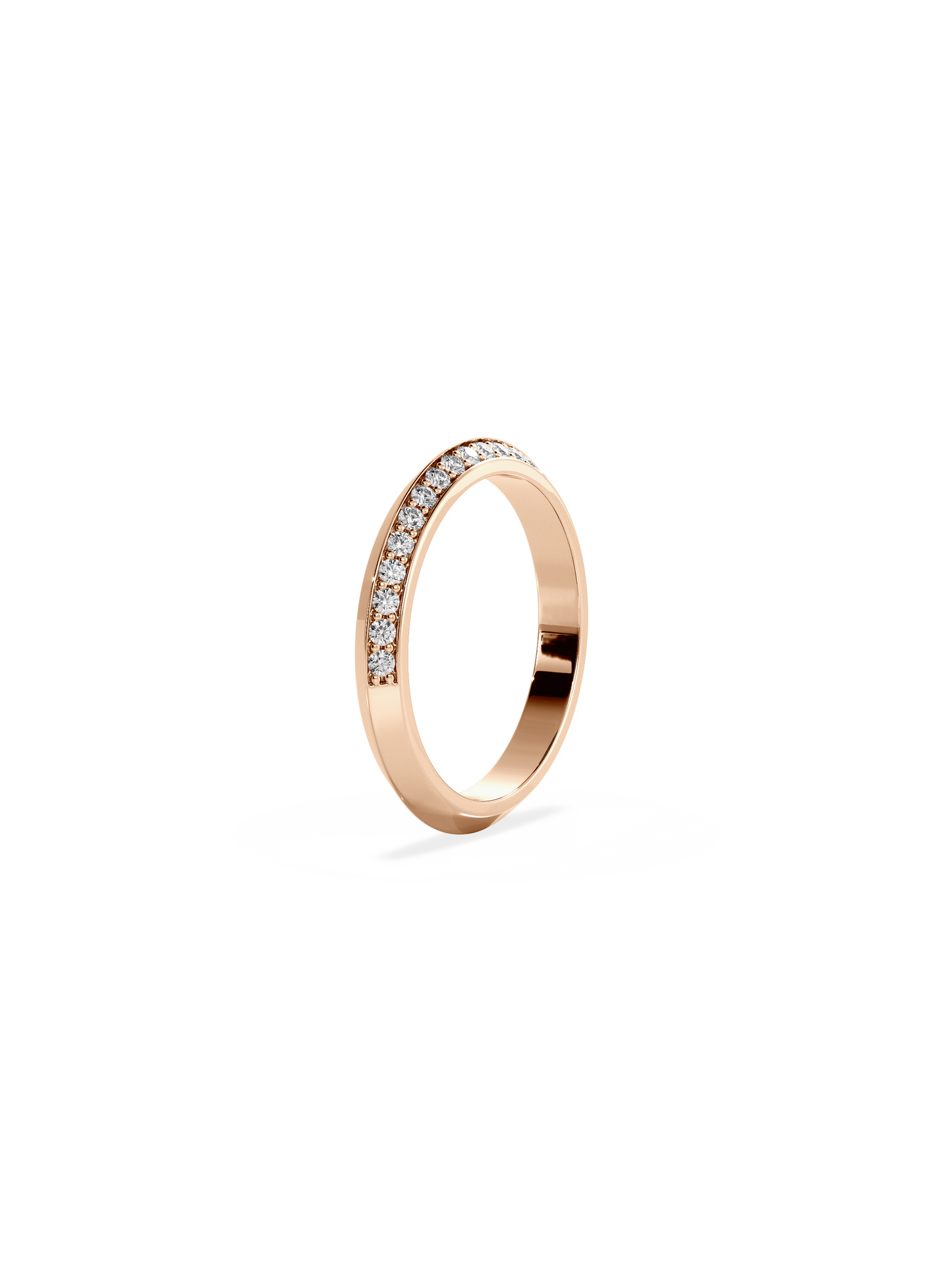 0.37 CT Round Full Eternity Lab Grown Diamond Wedding Band