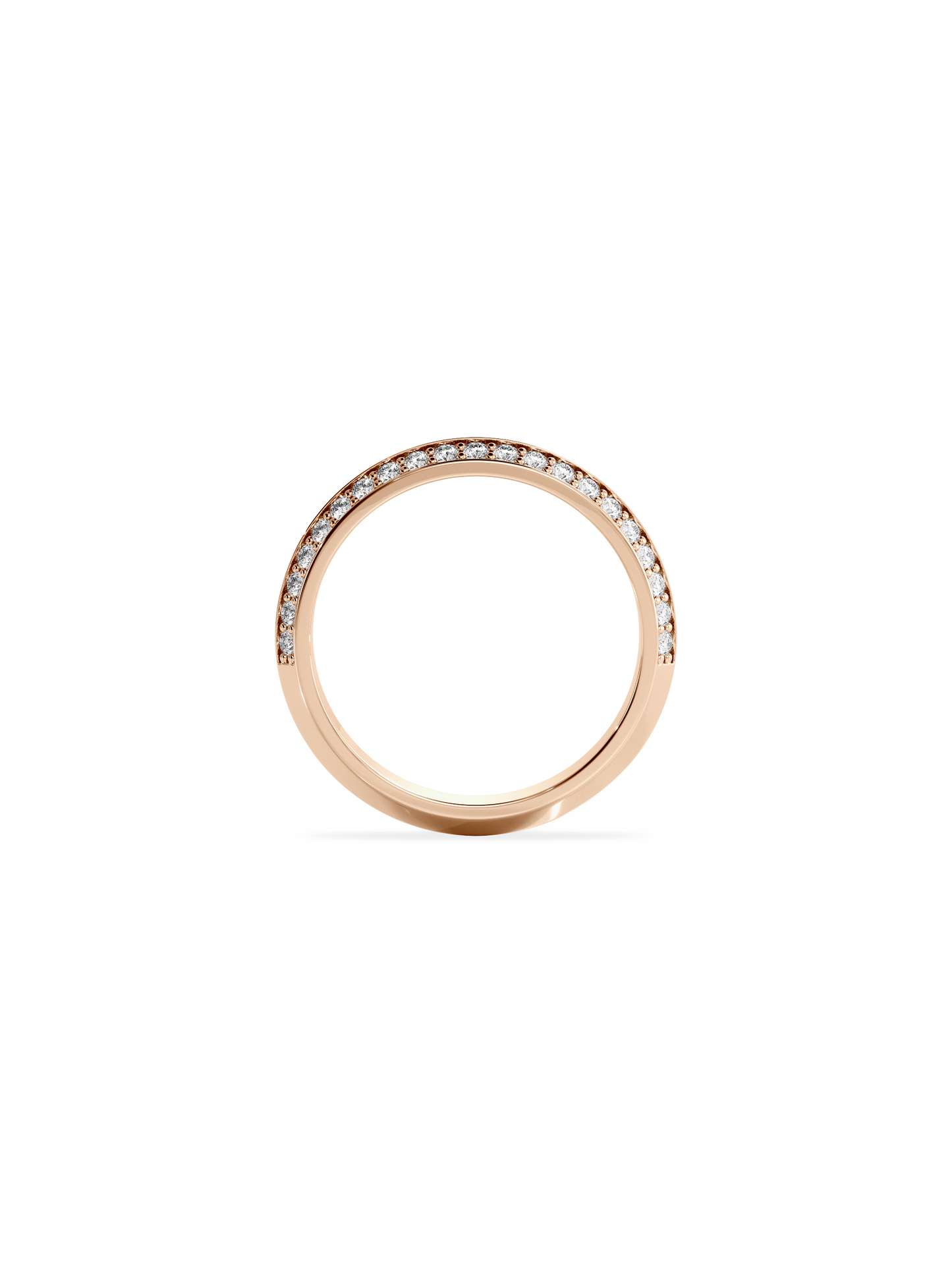 0.37 CT Round Full Eternity Lab Grown Diamond Wedding Band