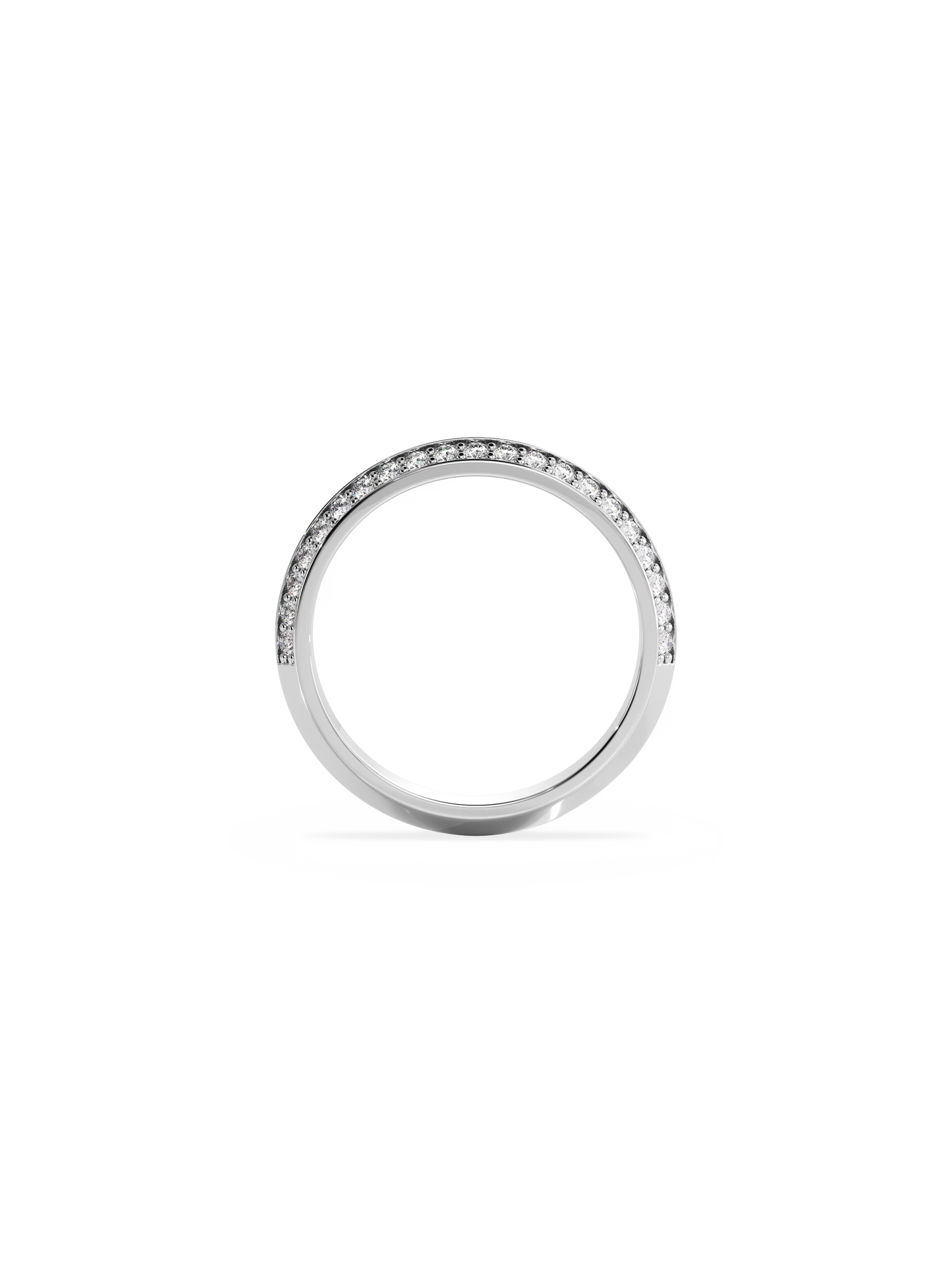 0.37 CT Round Full Eternity Lab Grown Diamond Wedding Band