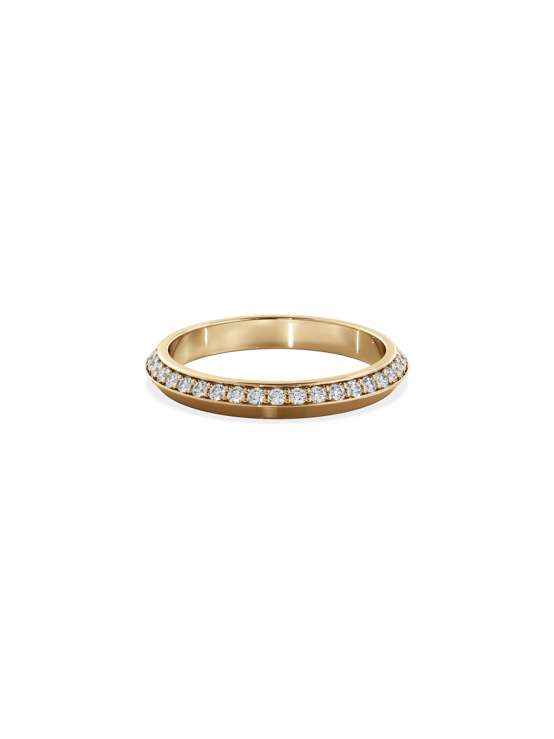 0.37 CT Round Full Eternity Lab Grown Diamond Wedding Band