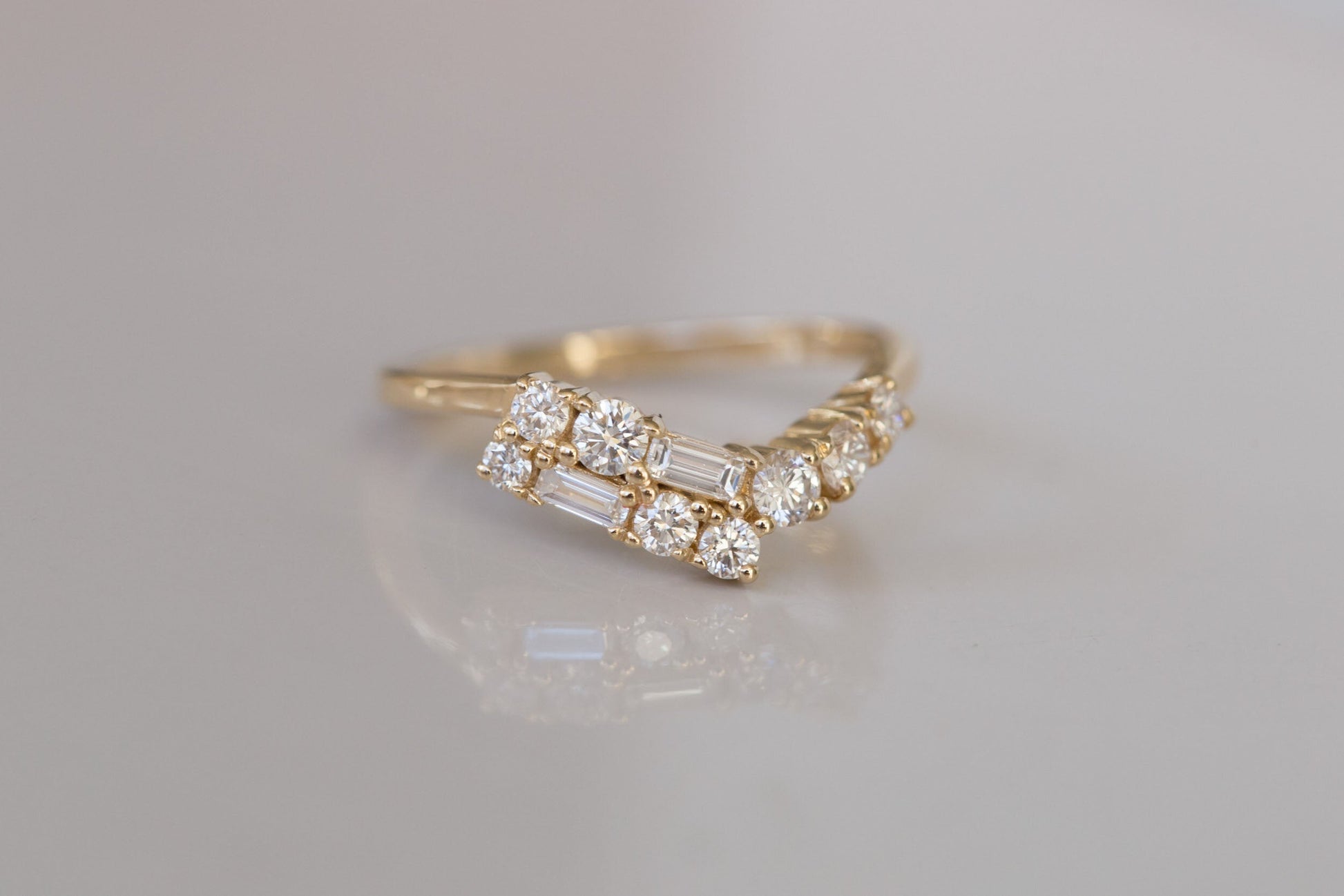 0.37 CT Round Full Eternity Lab Grown Diamond Wedding Band