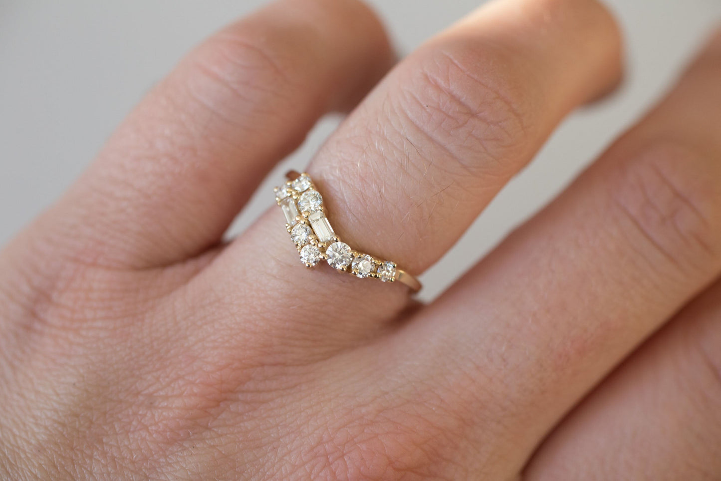 0.37 CT Round Full Eternity Lab Grown Diamond Wedding Band