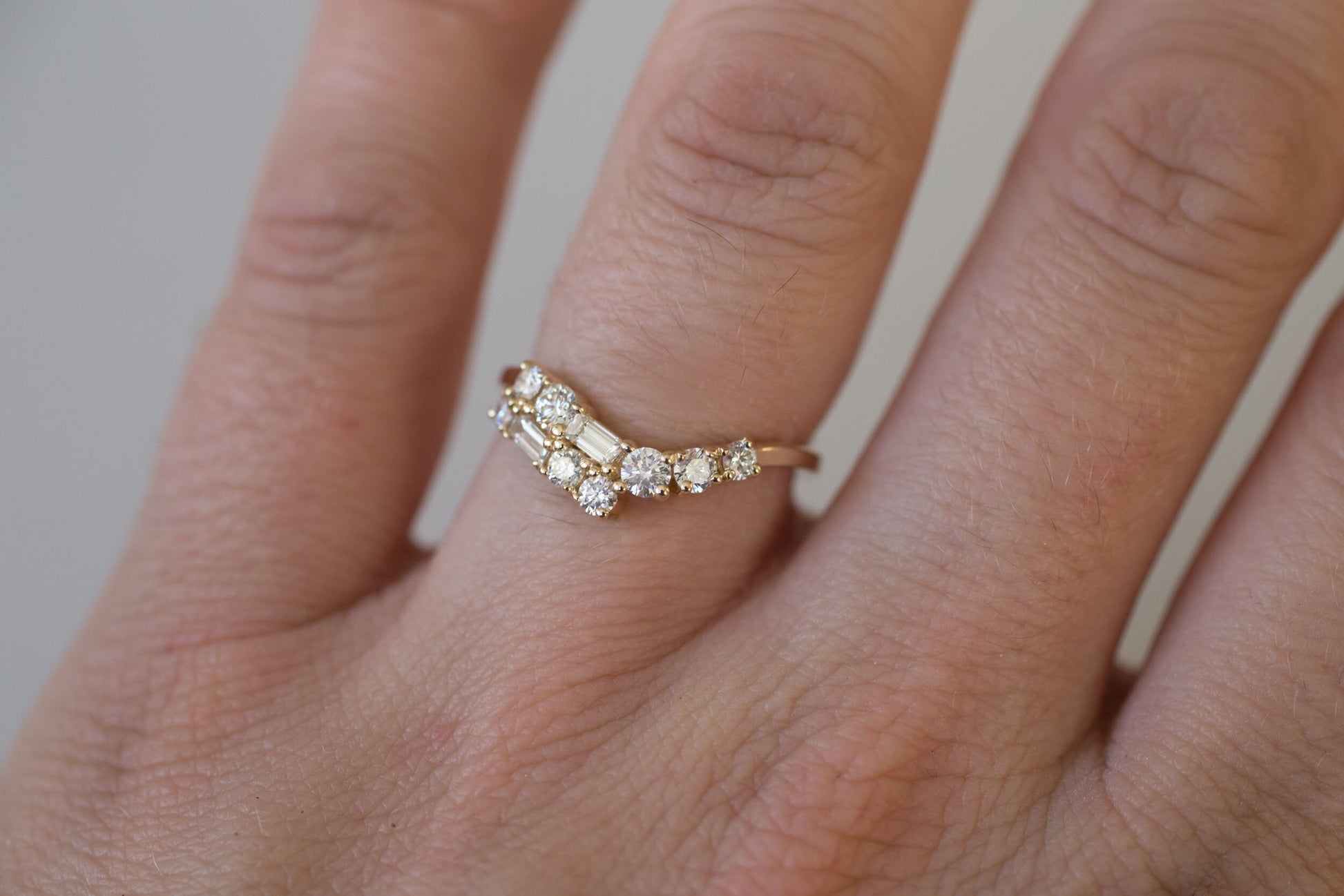 0.37 CT Round Full Eternity Lab Grown Diamond Wedding Band