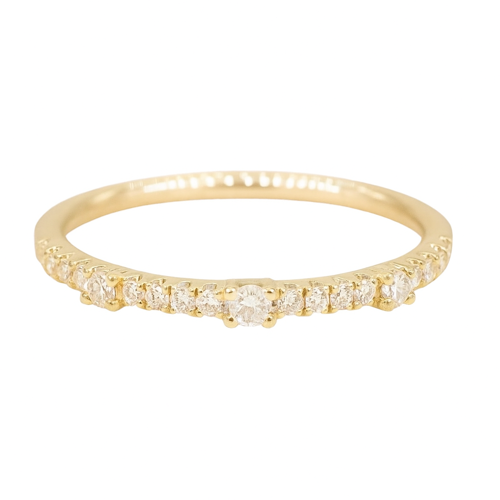 0.37 CT Round Full Eternity Lab Grown Diamond Wedding Band