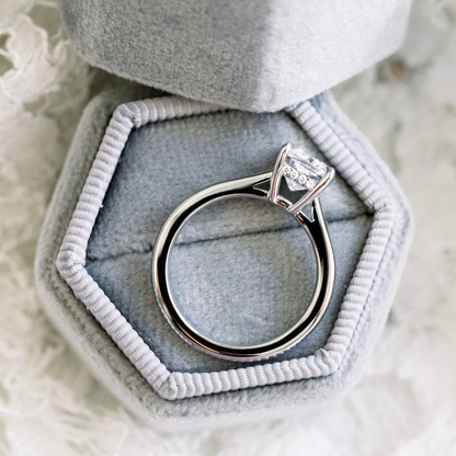 Marquise Cut Cluster Styled Lab Grown Diamond Engagement Ring