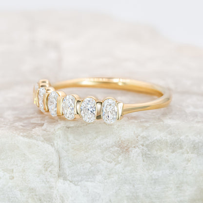 0.37 CT Round Full Eternity Lab Grown Diamond Wedding Band