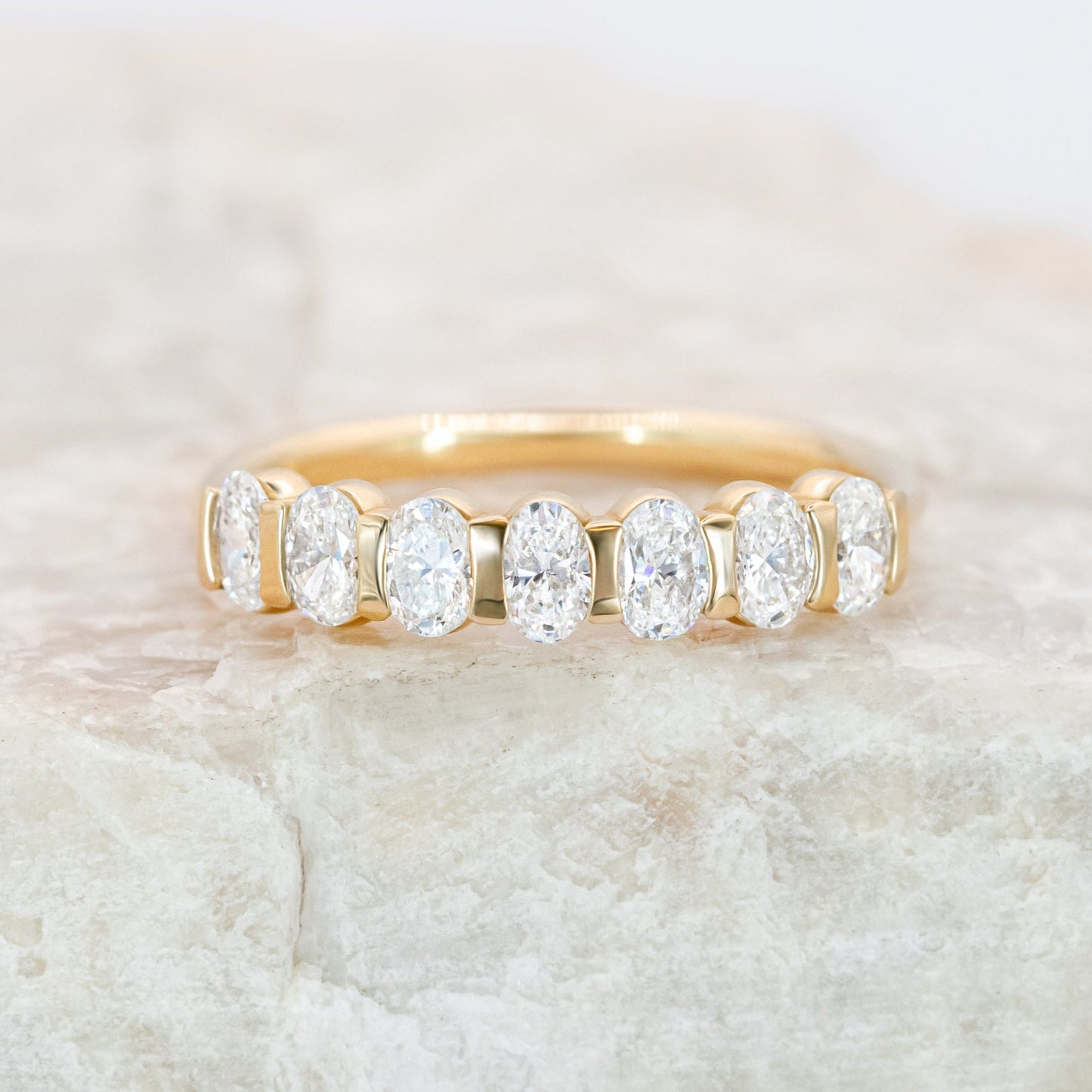 0.37 CT Round Full Eternity Lab Grown Diamond Wedding Band