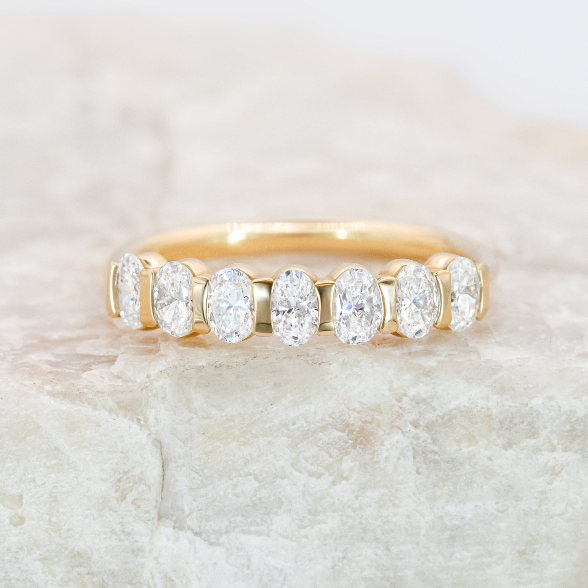 0.37 CT Round Full Eternity Lab Grown Diamond Wedding Band