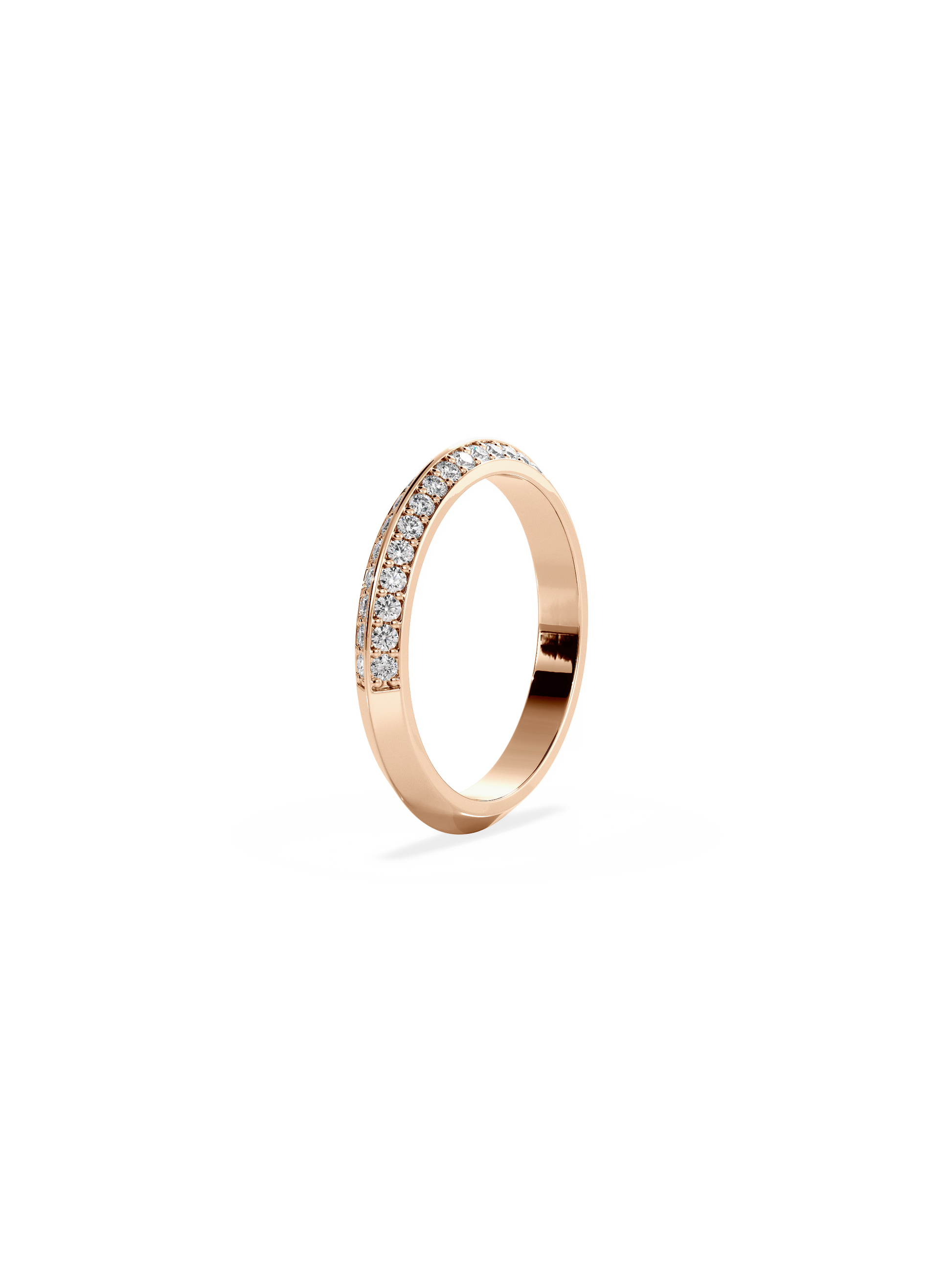 0.37 CT Round Full Eternity Lab Grown Diamond Wedding Band