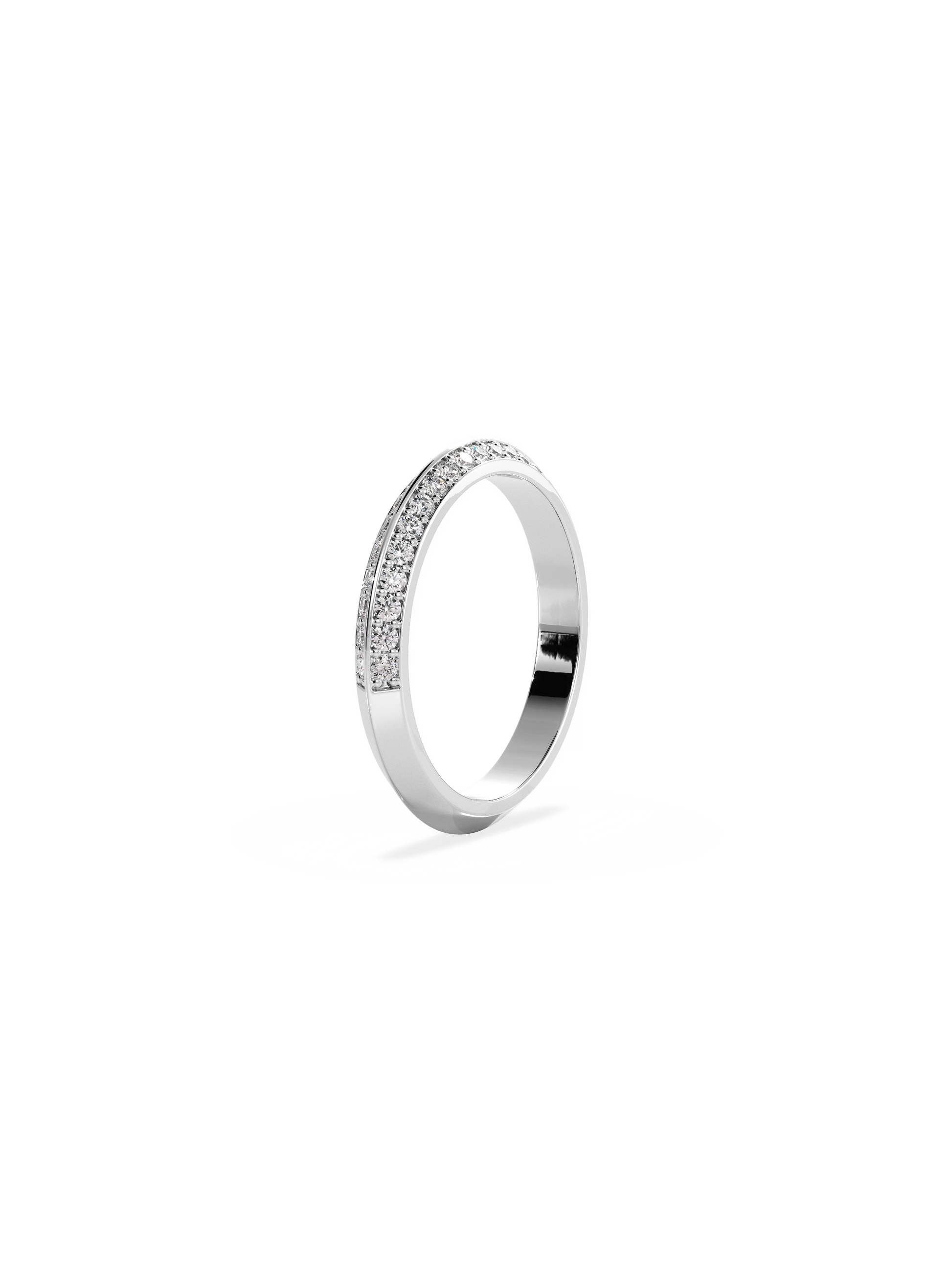0.37 CT Round Full Eternity Lab Grown Diamond Wedding Band