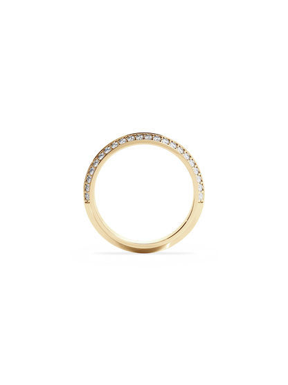 0.37 CT Round Full Eternity Lab Grown Diamond Wedding Band