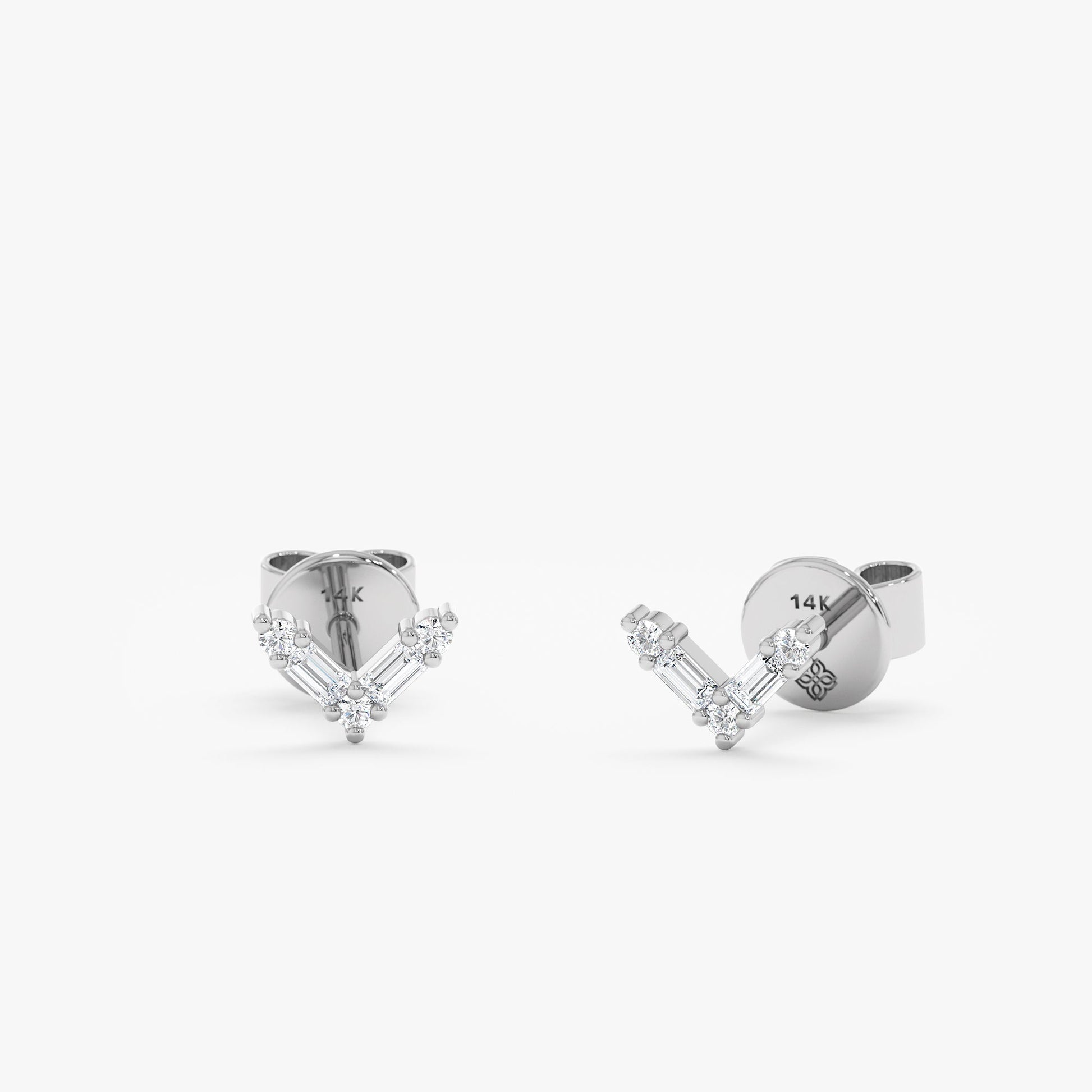 1.0 CT Round Bezel Solitaire Lab Grown Diamond Earrings